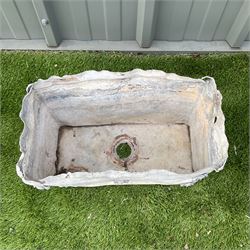 Yorkshire rose decorated lead cistern  - THIS LOT IS TO BE COLLECTED BY APPOINTMENT FROM DUGGLEBY STORAGE, GREAT HILL, EASTFIELD, SCARBOROUGH, YO11 3TX