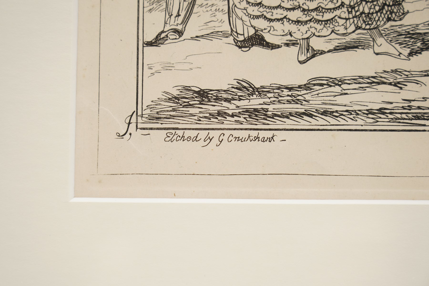 George Cruikshank (British 1792-1878): Monstrosities of 1824 and Monstrosities of 1818, pair of monochrome engravings max 24.5cm x 35cm (2)
