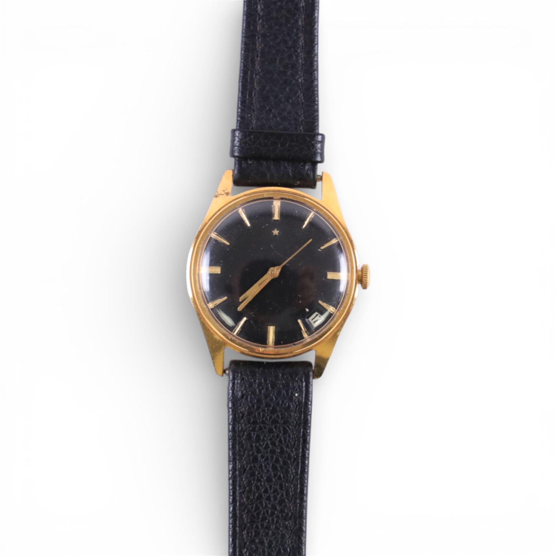 Six wristwatches including Zenith manual and automatic, two Tudor, Omega and a Tudor manual in an Elgin Ordnance Department USA case