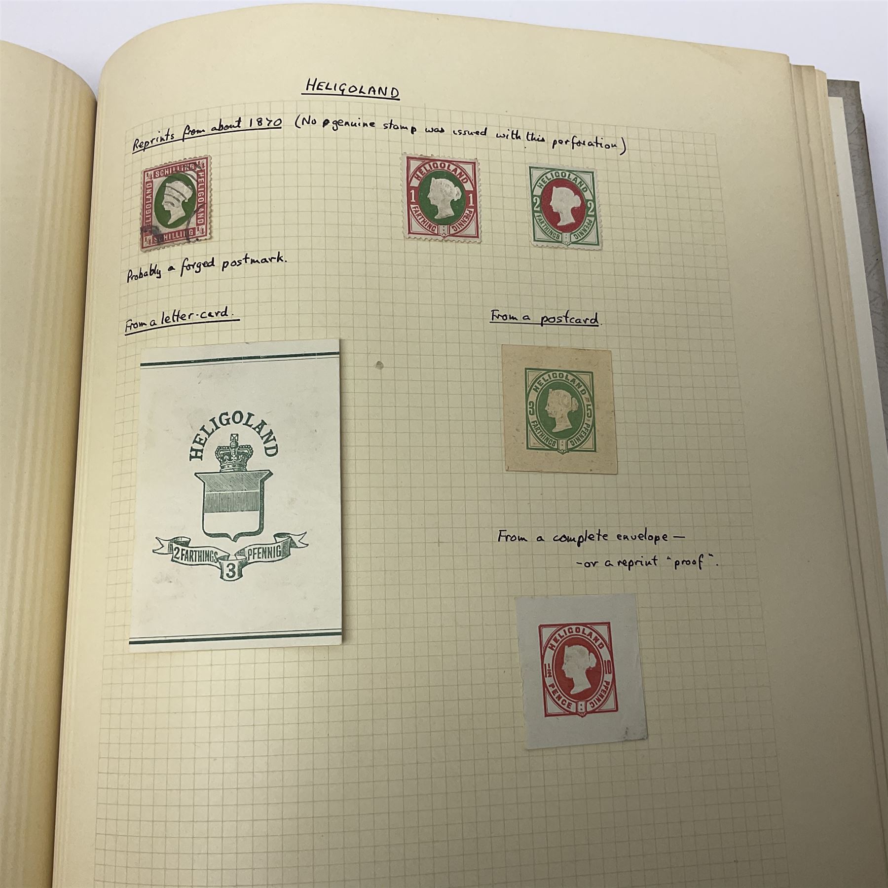 Queen Victoria and later Great British and World stamps, including imperf penny reds, perf penny reds, 1873-80 three pence stamps, 1883-84 two shillings and sixpence, various fiscal and revenue stamps, King George VI ten shilling dark blue used block of four, Aden, Antigua, Australia, Bahamas, Barbados, Basutoland, Bermuda, British Guiana, British Honduras, British Solomon Islands, Burma, Ceylon, Falkland Islands, Heligoland etc