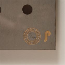 Charming Baker (British 1964-): ‘Live Everyday Like Your Hair is on Fire’, screenprint in colours on birch plywood signed and numbered 1/35 in pen pub. by Jealous Gallery & Print Studio, London, with their and the artist's incised stamps 104cm x 82cm