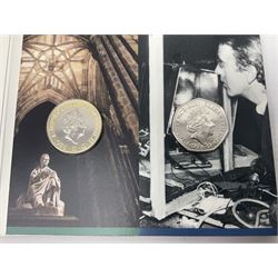 The Royal Mint United Kingdom 2021 brilliant uncirculated annual coin set, in card folder