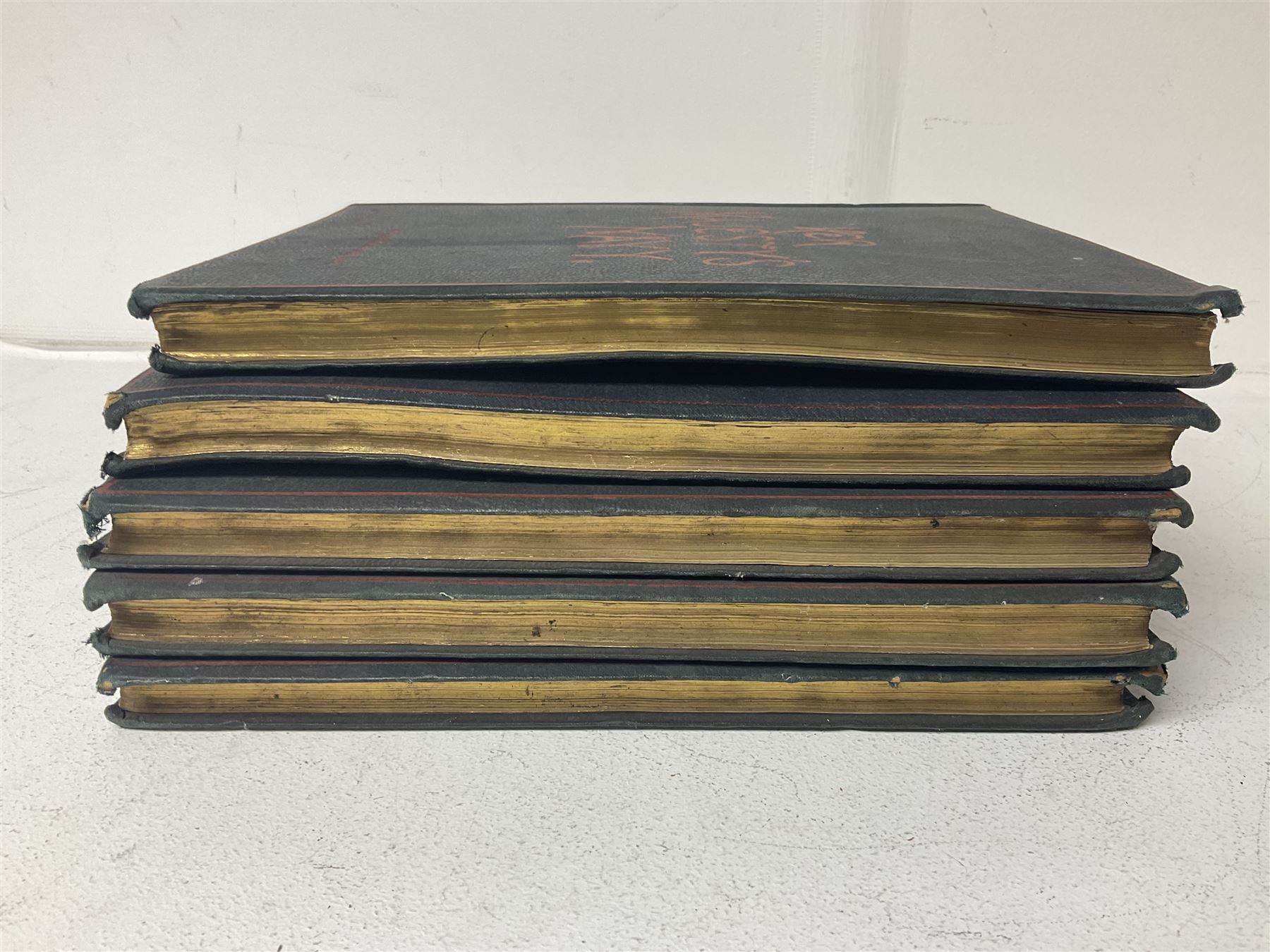 Charles Rathbone Low: Her Majesty's Navy, including its Deeds and Battles', five vols of six., pub J.S. Virtue & Co., London, 1890 (5)