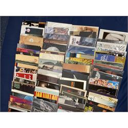 Quantity of vinyl records including Gary Moore 'Victims Of The Future', 'After Hours', 'Anthology', John Martyn 'Glorious Fool', 'Sunday's Child', 'Grace & Danger', Jeff Healey 'Heal My Soul' and other music, approximately 100, in one box