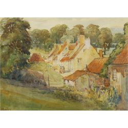 Robert Jobling (Staithes Group 1841-1923): 'The Bogan, Coldingham Berwickshire', watercolour signed, titled and dated 1913 verso 25cm x 35cm