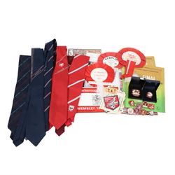 Scarborough FC memorabilia, including 2007 last ever home match programme, 1999 last leagu...