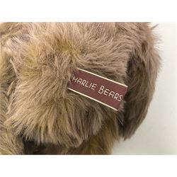 Two Charlie Bears - CB114040B William IV teddy bear, from the 2011 Charlie Bears Plush Collection, limited edition No.3263/4000; H50cm; and CB083796 Kelsey; both designed by Isabelle Lee and with original tags (2)

