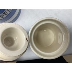 TG Green Cornish kitchen ware, to include coffee pot, pint milk jug, nine storage jars for various items, four dinner plates, etc (25)