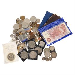 Mainly Great British coins, including approximately 19 grams of Great British pre-1920 and...