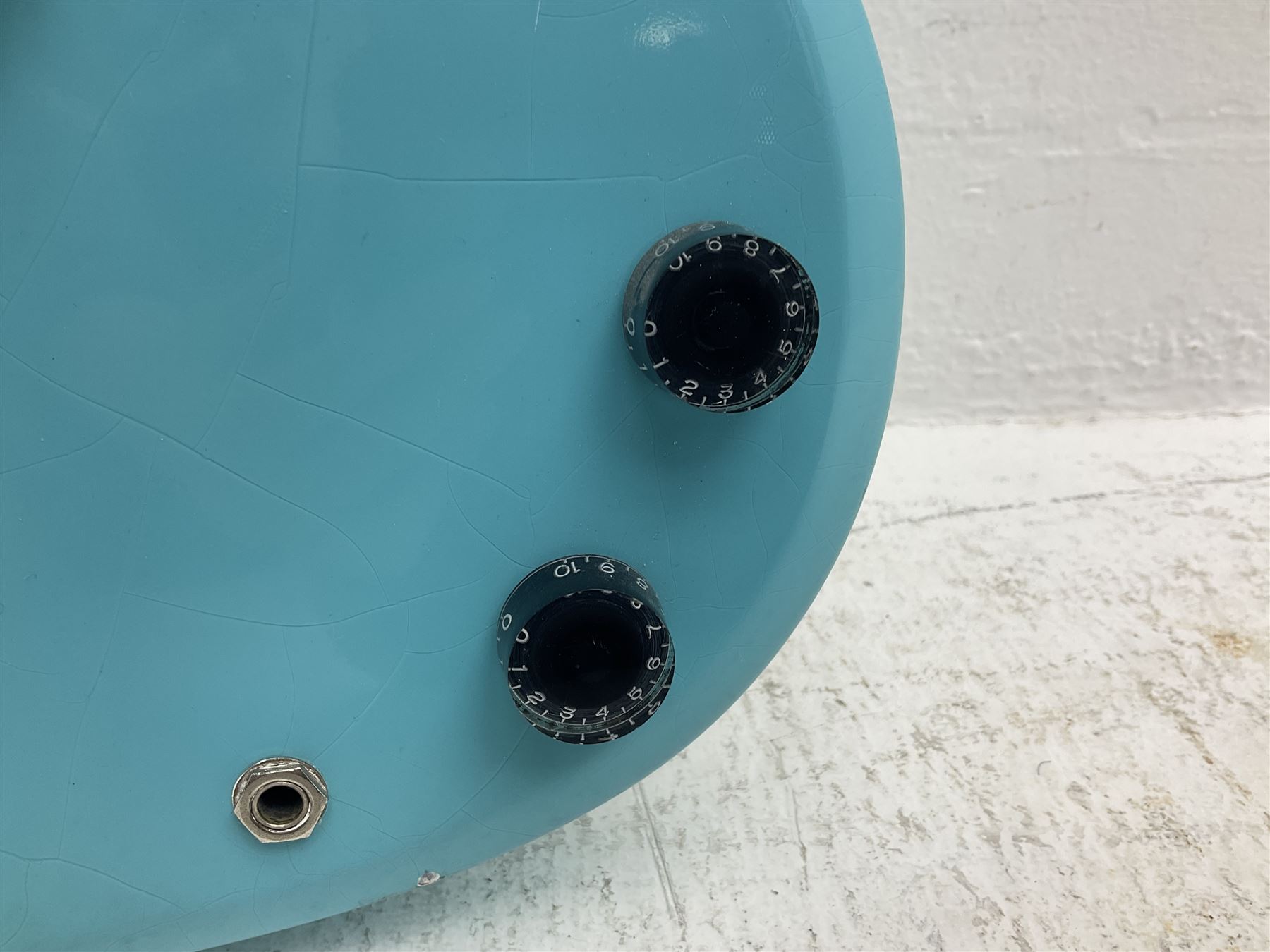 Epiphone Junior Model electric guitar in blue, serial no.C197013908 L98cm