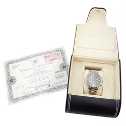 Boctok four gentleman's manual wind wristwatches, two Poljot chronograph's and an Amphibian automatic wristwatch