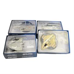 Thirty-two Eaglemoss 'Star Trek The Official Starship Collection' starships and accompanying magazines volumes 94 to 125, all starships boxed, magazines housed in folders