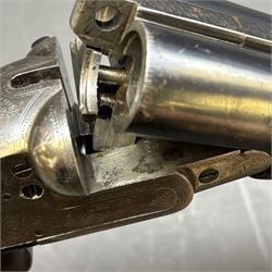Carr Brothers of Huddersfield 12 bore side by side shotgun with engraved sidelock plates, trigger guard, underside, top plate, thumb lever and fences, chequered semi-pistol grip and horn tipped forend, vacant cartouche to the underside of the stock, double trigger and named 28 inch sleeved barrels choked ¾ and ½, overall length 113cm SHOTGUN CERTIFICATE REQUIRED