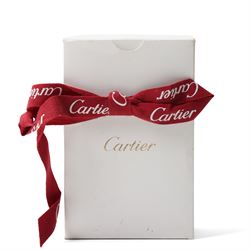 Cartier - silver-tone and gold-tone pocket lighter, with brushed vertical finish, hinged cover and gold-tone band signed Cartier, base signed Cartier and numbered, with original fitted presentation box, outer box and international guarantee booklet