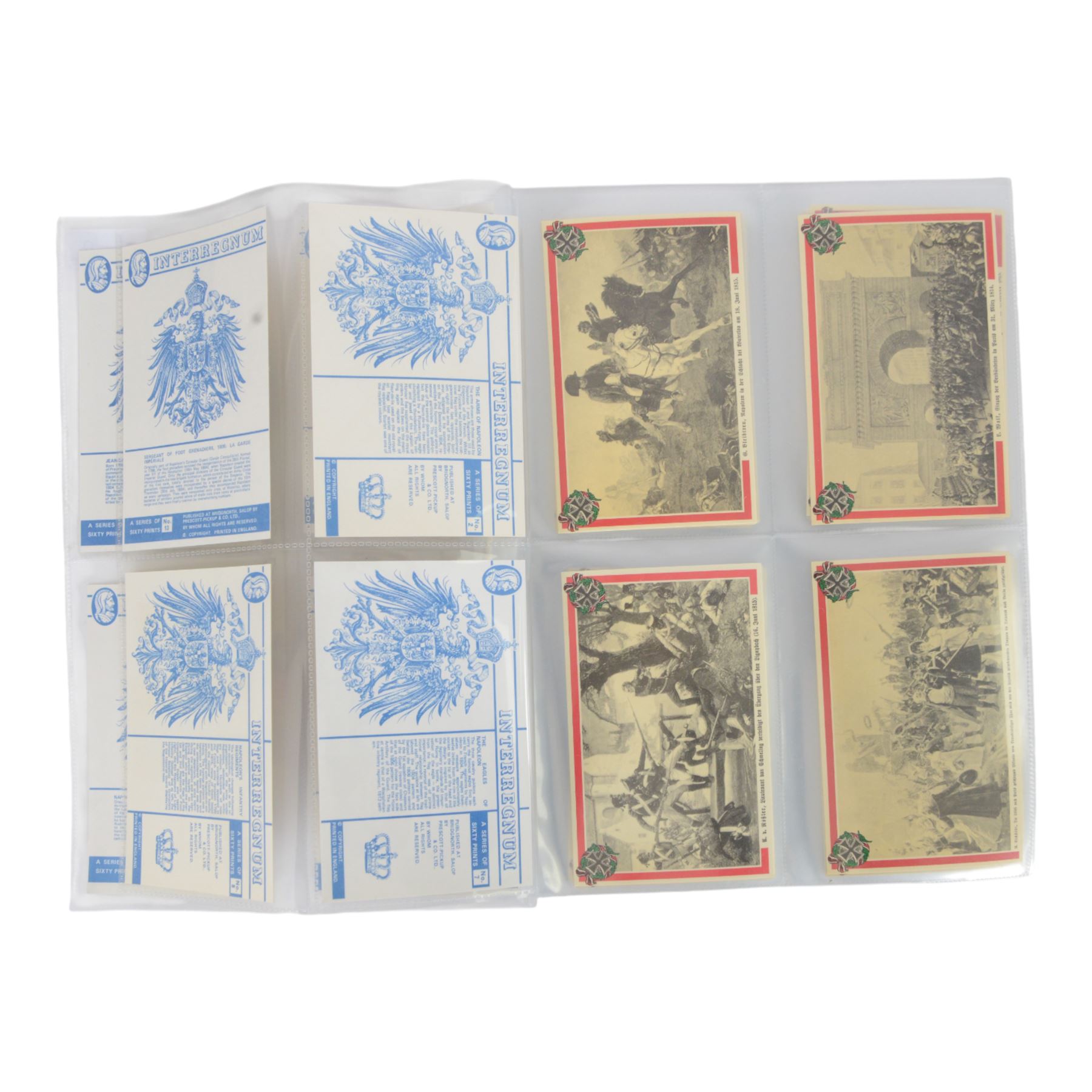 Napoleonic Postcards, including examples by Interregnum, approximately sixty