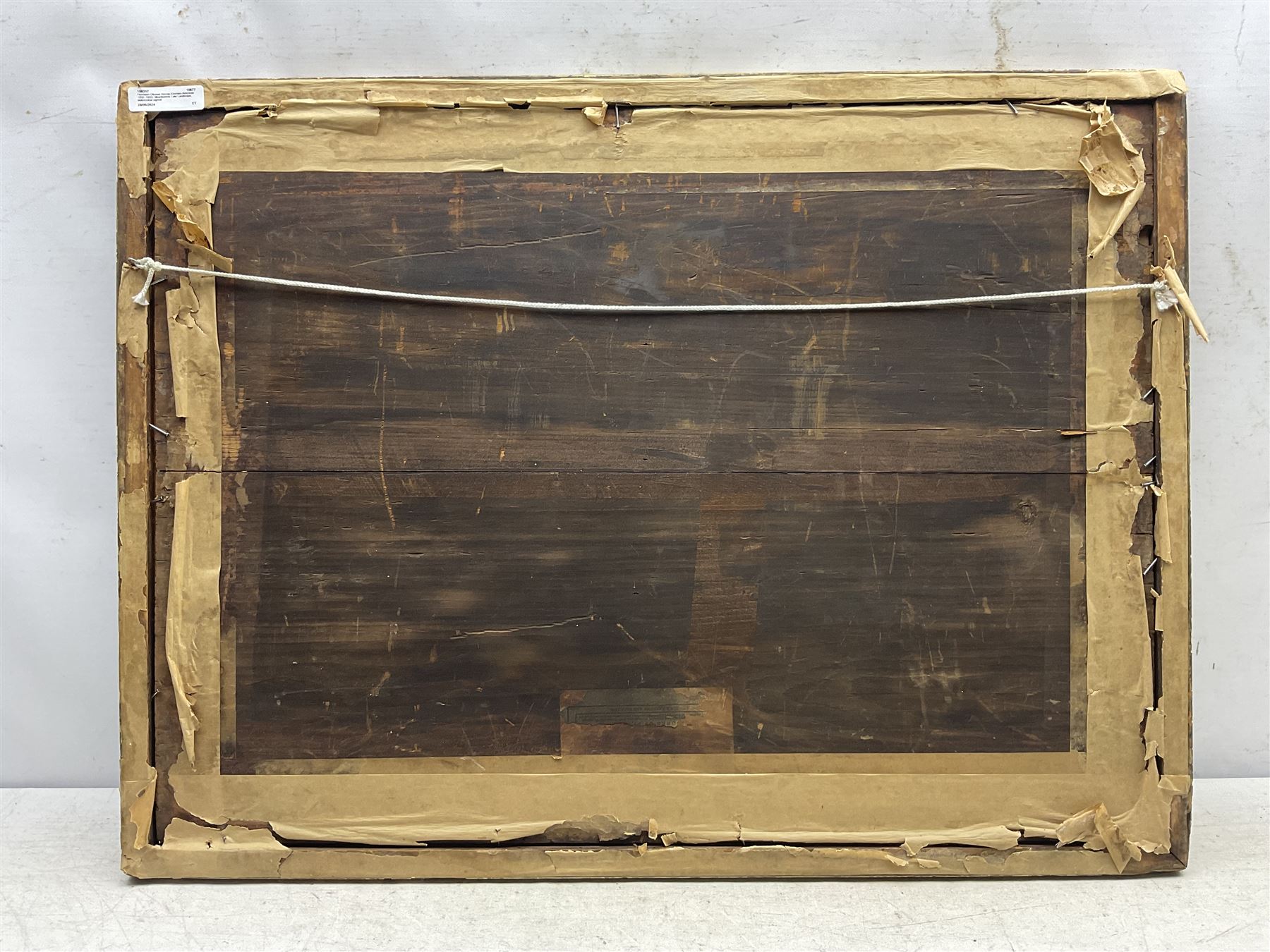 Hermann Ottomar Herzog (German-American 1832–1932): Mountainous Lake Landscape, watercolour signed 29cm x 48cm 