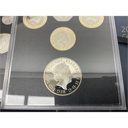 The Royal Mint United Kingdom 2018 proof coin set collector edition, cased with certificate