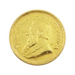 South Africa 1980 one tenth of an ounce fine gold Krugerrand coin