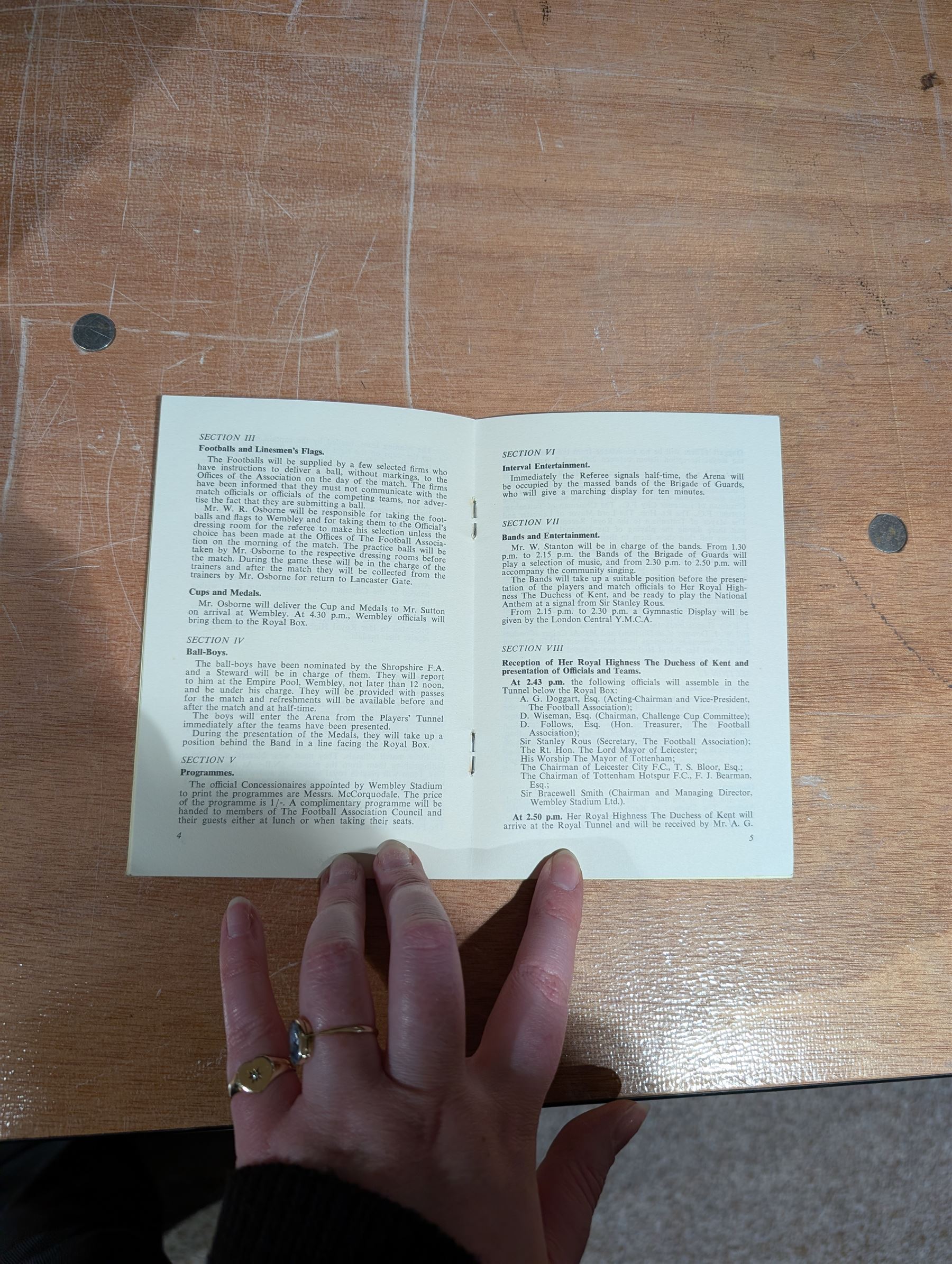 1961 Football Association Challenge Cup Final Leicester City vs. Tottenham Hotspur ephemera, including match programme, three ticket stubs, newspaper clippings,, programme of arrangements, invitations addressed to Mr & Mrs C Appleton to dinners in honour of the cup final, rosette, Sheffield United vs Leicester City 1961 Challenge Cup semi-final programme, highlights record and Success City Wembley 1961 publication