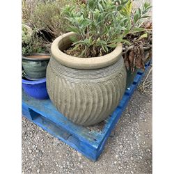 Large quantity of planters, terracotta, glazed, metal etc  - THIS LOT IS TO BE COLLECTED BY APPOINTMENT FROM DUGGLEBY STORAGE, GREAT HILL, EASTFIELD, SCARBOROUGH, YO11 3TX