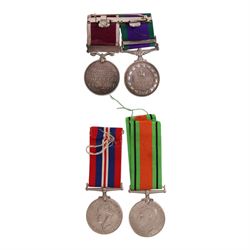 Elizabeth II General Service Medal, with Cyprus clasp, awarded to 23371324 GNR M.S.A. Head R.A, together with Elizabeth II General Service Medal, with Malaya clasp, awarded to 5020115 Jnr Tech A.G.Boswell RAF and  Queen Elizabeth II Police Long Service and Good Conduct medal, awarded to Sergt David W. Rowlands  