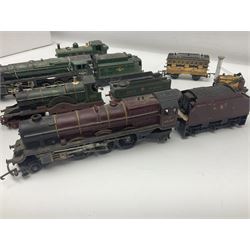 Hornby/Tri-ang '00' gauge - six locomotives - Class 9F 2-10-0 'Evening Star' No.92220; Class A3 4-6-2 (no name or number); Dean Single 4-2-2 'Lord of the Isles' No.3046; Princess Class 4-6-2 'The Princess Royal' No.46200; Class 57XX Pannier 0-6-0 tank No.8751; and Stephenson's Rocket with one passenger coach; all unboxed (6)