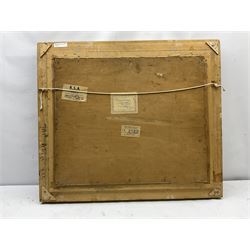 Herbert F Royle (British 1870-1958): 'Lewis Crofts' Outer Hebrides, oil on canvas signed, titled on artist's address label verso 49cm x 60cm
Provenance: James Bourlet 'Royal Scottish Academy' exhibition label verso dated 1957

