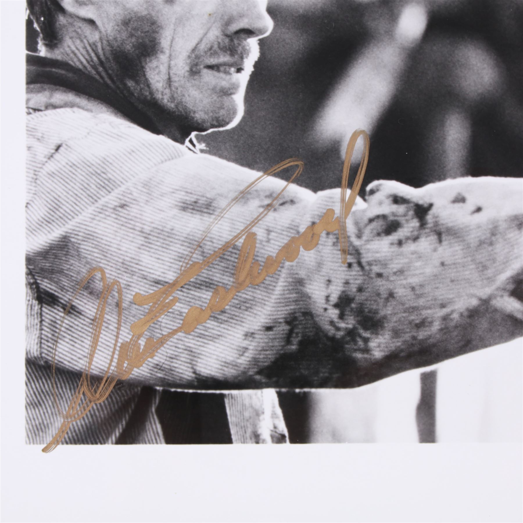 Clint Eastwood signed 10 x 8