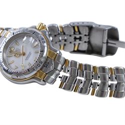 Tag Heuer ladies gold and stainless steel quartz wristwatch, Ref. WH1351 -K1 on original bracelet, boxed