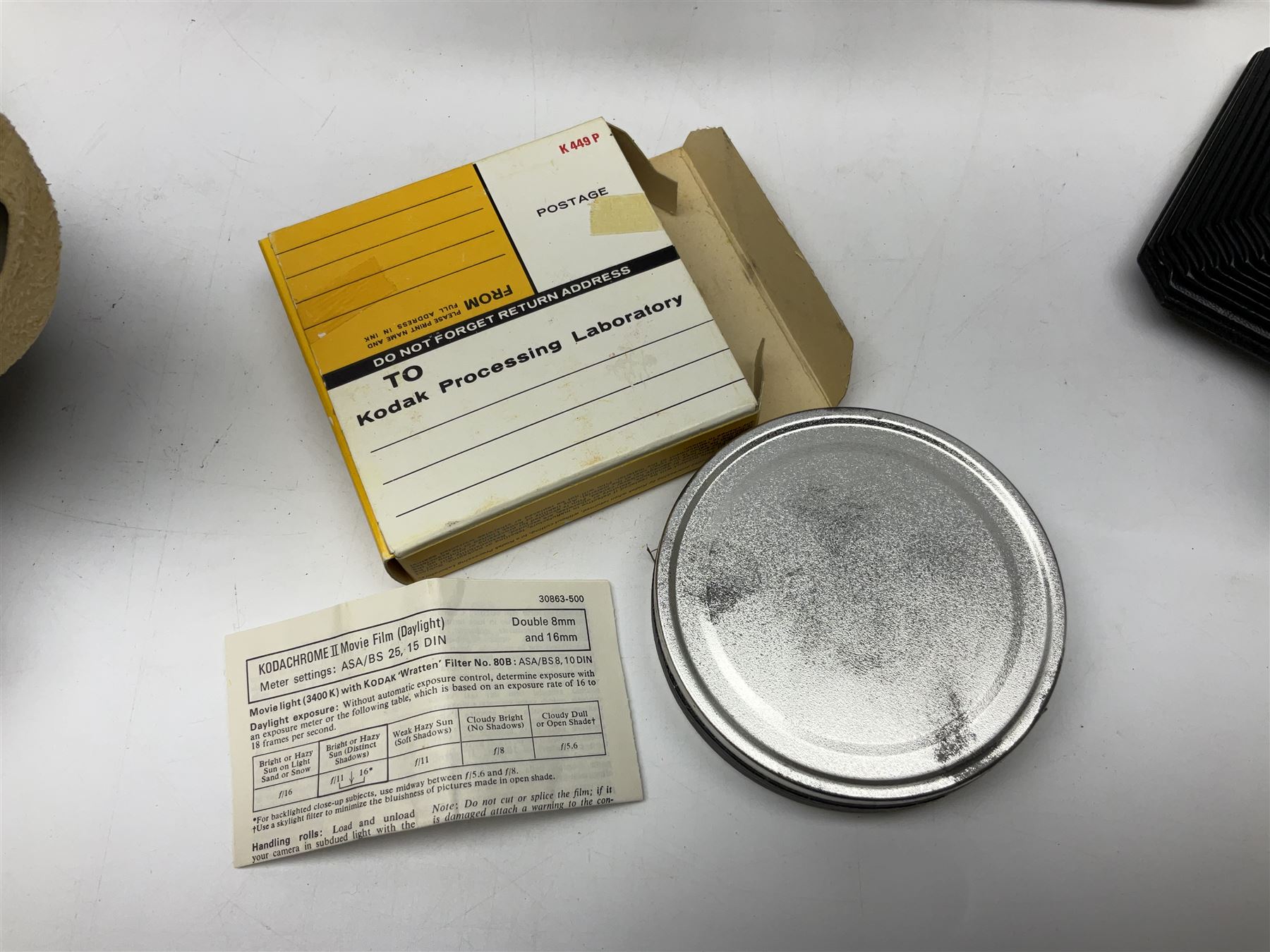 Arriflex 16SB camera body, serial no. 1784, with ' Carl Zeiss Distagon 1:2 f=8mm' lens, serial number 3860224, 'Carl Zeiss Jean Tessar 2/16' lens, serial no 3624355, camera pistol grip and other accessories, in fitted hard case