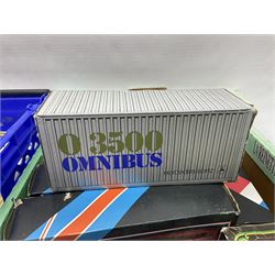 Twenty five die-cast scale model cars, mostly boxed, to include Corgi Classics 12301, 30308 and C953/4, Matchbox Models of Yesteryear, Solido etc, in two boxes
