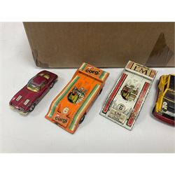 Large quantity of unboxed, playworn, incomplete and repainted die-cast models by various makers