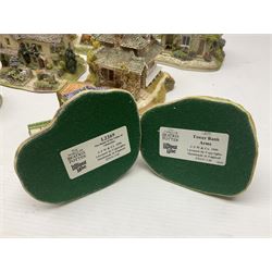 Eight Lilliput Lane limited edition Beatrix Potter models, including Buckle Yeat, Tabitha Twitchits Shop and Ginger Pickles Shop, together with twelve Lilliput Lane models from the Blaise Hamlet collection, including Dial Cottage, Diamond Cottage and Vine Cottage, all with deeds and original boxes (20)