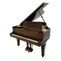 Steinway & Sons, Model A 188  grand piano - introduced in 1896, serial number 101814 (1901-1902) manufactured in Hamburg, with 20 overstrung bass notes, 85 ivory and ebony keys, in a  rosewood case with square tapered legs, roller repetition action with original stringing, felt, dampers and hammers, cast frame detailing numerous patents and awards 1859, 1872 and 1875, conforming lyre with sustaining and una corda pedals.

This item has been registered for sale under Section 10 of the APHA Ivory Act
