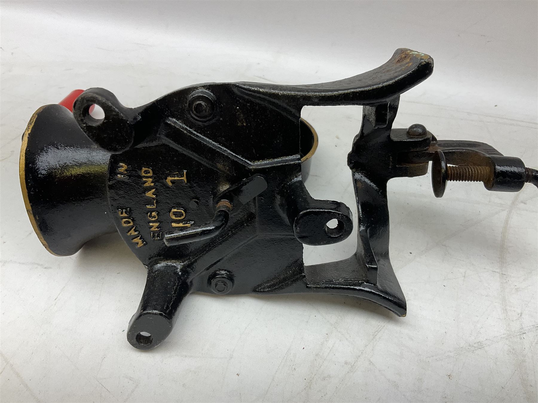 Spong & Co. no.3 table mounted coffee grinder and Ethos fetty pasta machine