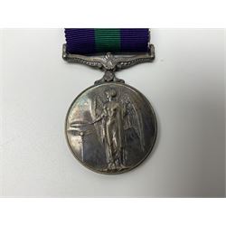 Collection of WW2 and police medals c.1933-1955, awarded to Eric Drinkwater comprising 1939-45 War Medal, Defence Medal, 1939-45 Star and Burma Star, on wearing bar; 1918-62 General Service Medal with Cyprus clasp to P.S. E.G. Drinkwater; boxed; Police Long Service and Good Conduct Medal to Const. Eric C. Drinkwater; cased; Royal Life Saving Society bronze medal to E.C. Drinkwater July 1933; boxed; and George V 1937 coronation medallion; boxed.