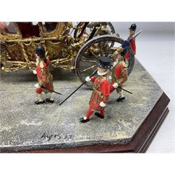 Border Fine Arts The Coronation 1953, model No. B0810, and sculpted by Ray Ayres, limited edition 150/350, with original box and certificate, L70cm  