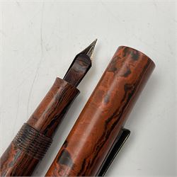 Five fountain pens, to include Stephens no 270, Curzon Typhoo, WHSmith The Wembley Pen and the Nectar, all with 14ct gold nibs  