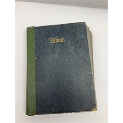 Local history - menus from the Pavilion Hotel, Scarborough, housed in two albums, 1930s and later 