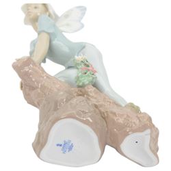 Three Lladro figures, comprising  Magical Unicorn no 7697, Prince of Elves no 7690 and Princess of the Fairies no 7694, all with original boxes 