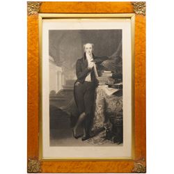 After William Say (British 1768-1834): Portrait of Charles Grey - 2nd Earl Grey, mezzotint signed on the plate 66cm x 42cm
Provenance: Property of a Nobleman.