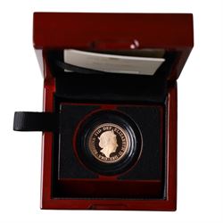 Queen Elizabeth II 2022 gold proof full sovereign coin, cased and boxed with certificate 
Notes: the last sovereign produced in the reign of Queen Elizabeth II