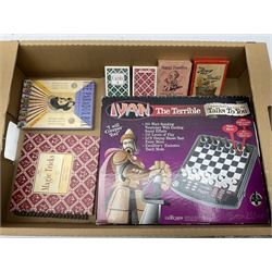 Quantity of games etc to include The Paradox Box, Ivan The Terrible chess game, Happy Families, etc