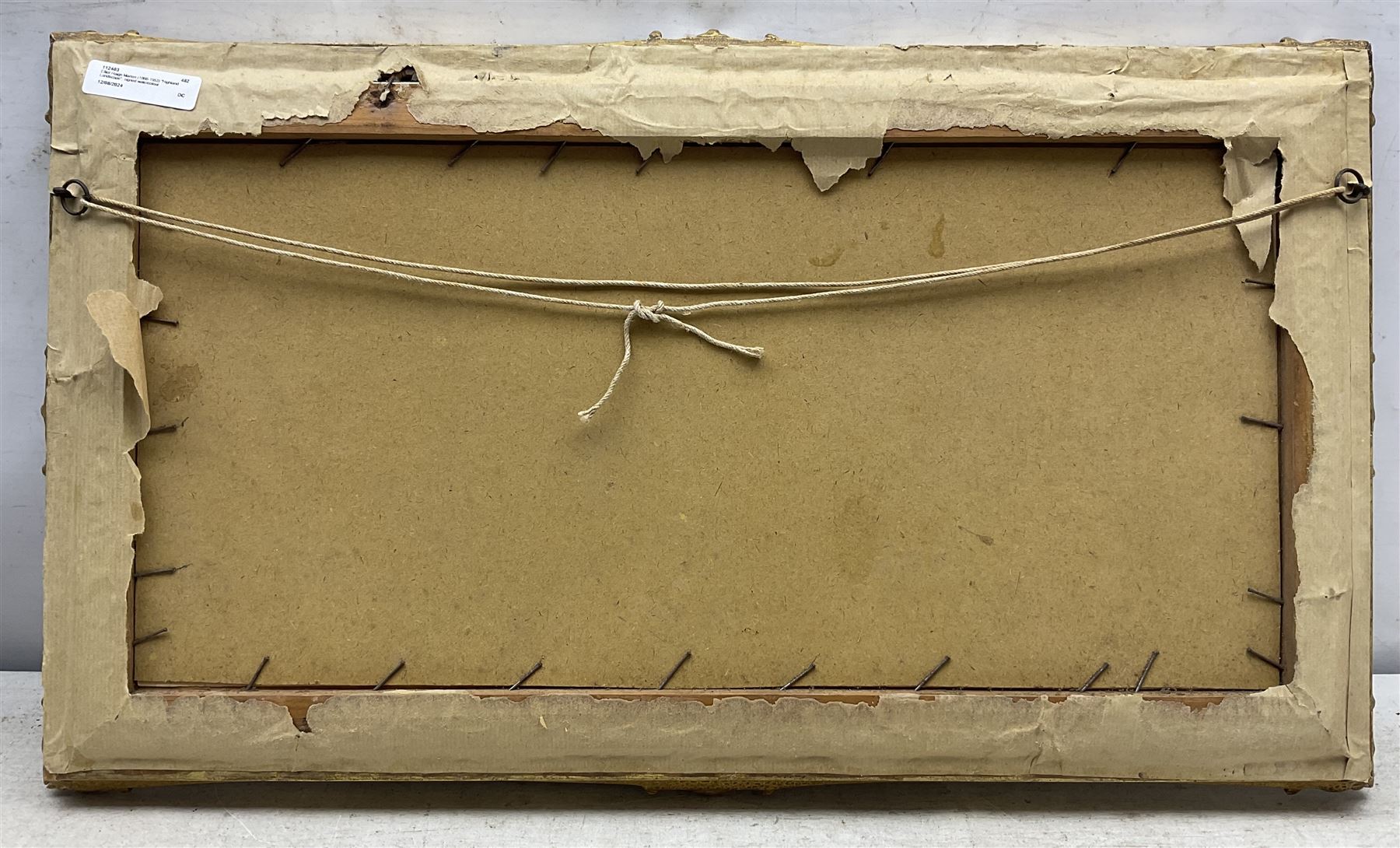 Elliot Haigh Marten (British 1866-1953): Highland Landscape with Sheep, watercolour signed 24cm x 52cm 