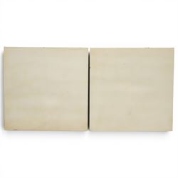 Robert Clatworthy RA (British 1928-2015): Torso in White, pair cast fibreglass resin wall ...