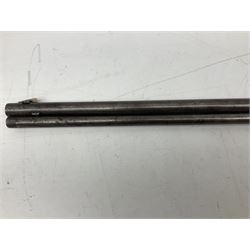 Marlin Firearms Co. USA 'Safety' .32 rim-fire rifle dated 1892, the 61cm barrel with magazine tube under, walnut stock with under lever cocking and crescent butt plate, serial no.153534, L103.5cm