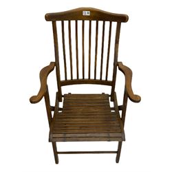 Edwardian mahogany plant stand, mahogany plant stand, two smokers stands, mahogany centre table, side table with drawer, hardwood folding chair, Edwardian mirror glazed corner cabinet and an occasional table (9)