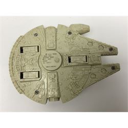 Star Wars - vintage vehicles comprising Rebel Armoured Snowspeeder and Tri-pod Laser Cannon; both boxed; Rebel Transport with 3 3/4