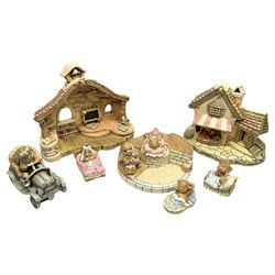 Collection of Pendelfin figures to inclu