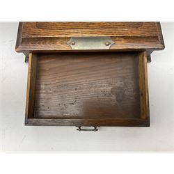 19th century Oak desk stand 